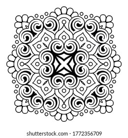 Mandala. Vintage indian decorative elements