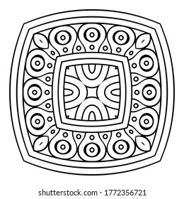 Mandala. Vintage indian decorative elements