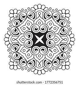 Mandala. Vintage indian decorative elements