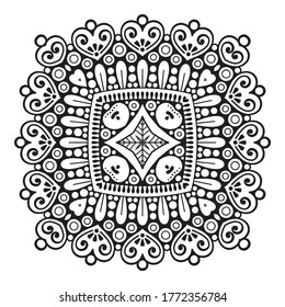 Mandala. Vintage indian decorative elements