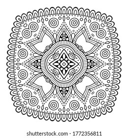 Mandala. Vintage indian decorative elements