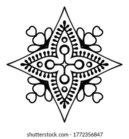Mandala. Vintage indian decorative elements