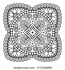 Mandala. Vintage indian decorative elements