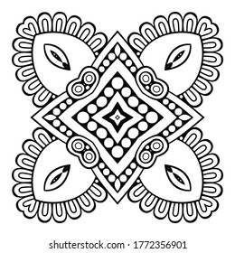 Mandala. Vintage indian decorative elements
