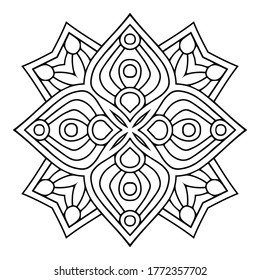 Mandala. Vintage indian decorative elements
