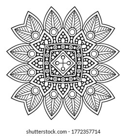Mandala. Vintage indian decorative elements