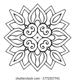 Mandala. Vintage indian decorative elements