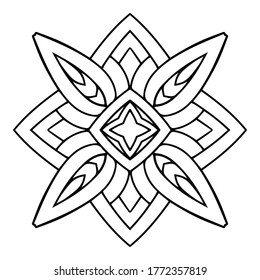 Mandala. Vintage indian decorative elements