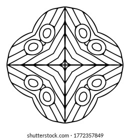Mandala. Vintage indian decorative elements