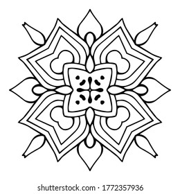 Mandala. Vintage indian decorative elements