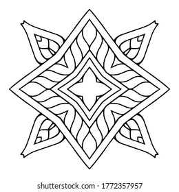 Mandala. Vintage indian decorative elements