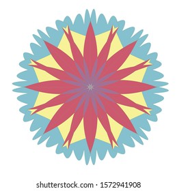 Mandala vintage luxury decorative design. Vector Mandala, mehndi tracery wheel design. Ethnic ornaments, colorful doodle symmetry textures. Meditation: Hopefully the traditional spiritual of my people