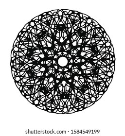 Mandala vintage luxury decorative design. Vector Mandala, mehndi tracery wheel design. Ethnic ornaments, colorful doodle symmetry textures. Meditation: Hopefully the traditional spiritual of my people
