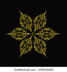 Mandala vintage luxury decorative design. Vector Mandala, mehndi tracery wheel design. Ethnic ornaments, colorful doodle symmetry textures. Meditation: Hopefully the traditional spiritual of my people