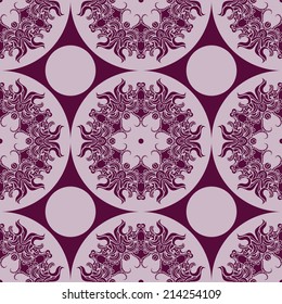Mandala. Vintage seamless background. Indian pattern.