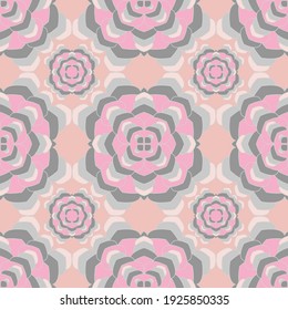 Mandala Vintage nahtloses Muster. Blumenpakistan Motiv Vektor Design. Abstrakte Blumenschakra-Fliesen-Ornament. Ethnische florale Batik Druck. Endlose Medaillon nahtlose Muster-Vorlage.