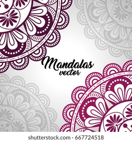 mandala vintage template