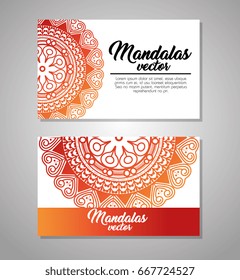 mandala vintage template