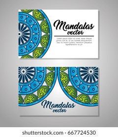 mandala vintage template