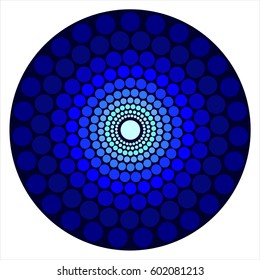 Mandala Wall Painting to enhance focus while meditation