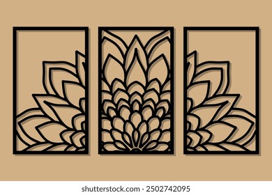 Mandala wall panel laser cut design for room decorative