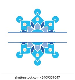 Mandala Wedding Ornament Vector Design