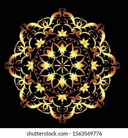 Mandala zentangle ornamental abstract design 