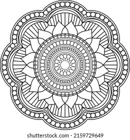 Mandalaart painting colorful wall mandala
