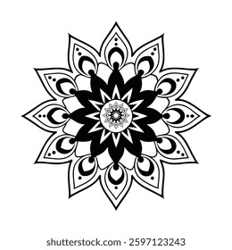 mandala-coloring-pages, this is a editable file.