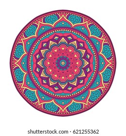 Mandala.Ethnic round ornament. Vector art