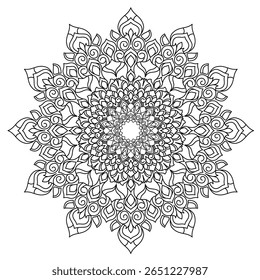 Mandala,Graphic,victor, elegant and classy mandala design for coloring book, mandala art for adults, teens and kids coloring book