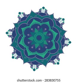 Mandala.Pagan symbol. Schematic representation of the sacred
