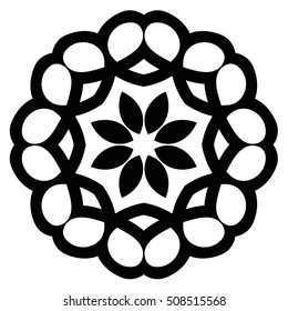mandala,Round Ornament Pattern, Vintage decorative elements.