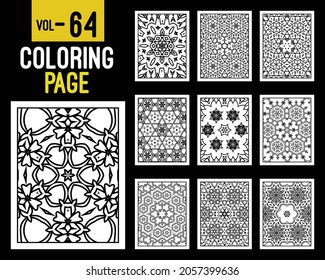 Mandalas Adult Coloring Book. Oriental pattern, vector illustration. Islam, Arabic, Indian, turkish, pakistan, chinese, mystic, ottoman motifs. Coloring book page mandala, kdp Interior