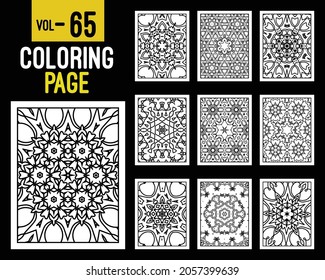 Mandalas Adult Coloring Book. Oriental pattern, vector illustration. Islam, Arabic, Indian, turkish, pakistan, chinese, mystic, ottoman motifs. Coloring book page mandala, kdp Interior