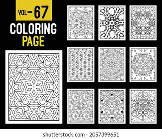 Mandalas Adult Coloring Book. Oriental pattern, vector illustration. Islam, Arabic, Indian, turkish, pakistan, chinese, mystic, ottoman motifs. Coloring book page mandala, kdp Interior