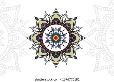 Mandalas are artistic representations of Buddhist beliefs as well as a perfect universe. They're used to focus the mind in meditation, teach people in religious training, and guide a meditating person