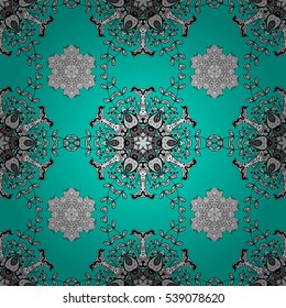 Mandalas background. Blue, black, white. Doodles. Vector illustration.