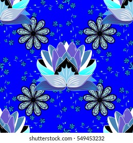 Mandalas background. Colorful elements. Vector illustration texture.