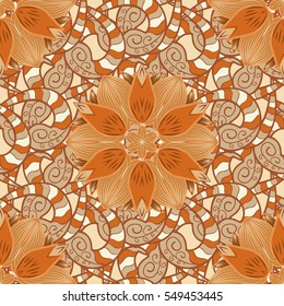Mandalas background. Colorful elements. Vector illustration texture.