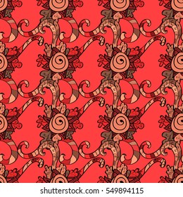 Mandalas background. Colorful elements. Vector illustration texture.