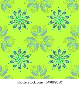 Mandalas background. Colorful elements. Vector illustration texture.
