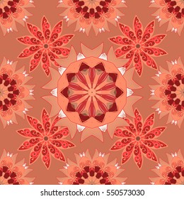 Mandalas background. Colorful elements. vector illustration texture.