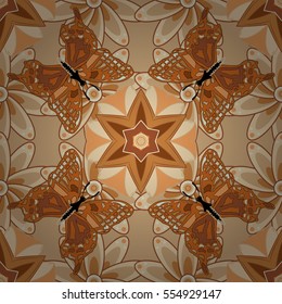 Mandalas background. Colorful elements. Vector illustration texture.