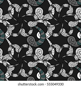 Mandalas background. Colorful elements. Vector illustration texture.