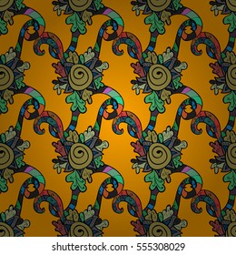 Mandalas background. Colorful elements. Vector illustration texture. Radial gradient shape.