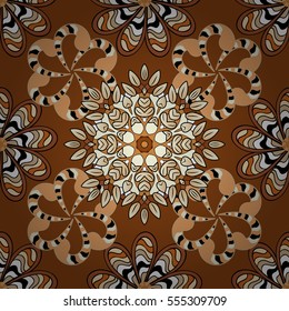 Mandalas background. Colorful elements. Vector illustration texture. Radial gradient shape.