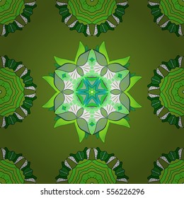 Mandalas background. Colorful elements. vector illustration texture. Radial gradient shape.