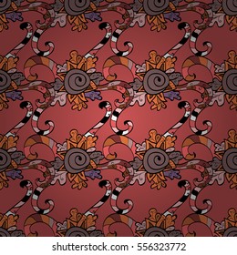 Mandalas background. Colorful elements. vector illustration texture. Radial gradient shape.