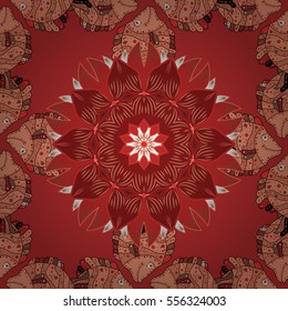 Mandalas background. Colorful elements. vector illustration texture. Radial gradient shape.
